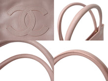 Load image into Gallery viewer, CHANEL シャネル ハンドバッグ ココマーク 9番台 キャビアスキン ココマーク パッチ ピンク ゴールド金具 イタリア製 美品 中古 4b002900