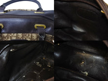 Load image into Gallery viewer, CHRISTIAN DIOR クリスチャンディオール トロッター ボストンバッグ ハンドバッグ 27cm ブラウン ベージュ ゴールド金具 美品 中古 4b002901