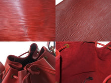 画像をギャラリービューアに読み込む, LOUIS VUITTON ルイヴィトン エピ ノエ 巾着ショルダーバッグ M44007 カスティリアンレッド レザー ゴールド金具 美品 中古 4b002903