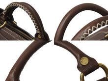 画像をギャラリービューアに読み込む, 極美品 CELINE セリーヌ ブギーバッグ ハンドバッグ ブラゾンロゴ CE00/35 レザー ブラウン ゴールド金具 中古 4b002904