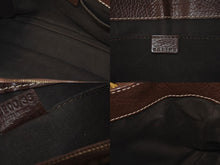 画像をギャラリービューアに読み込む, 極美品 CELINE セリーヌ ブギーバッグ ハンドバッグ ブラゾンロゴ CE00/35 レザー ブラウン ゴールド金具 中古 4b002904