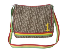 画像をギャラリービューアに読み込む, Christian Dior クリスチャンディオール ショルダーバッグ 02RU 0064 トロッター柄 ラスタ ナンバリング ガリアーノ期 美品 中古 4b002905