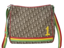 画像をギャラリービューアに読み込む, Christian Dior クリスチャンディオール ショルダーバッグ 02RU 0064 トロッター柄 ラスタ ナンバリング ガリアーノ期 美品 中古 4b002905