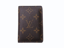 画像をギャラリービューアに読み込む, LOUIS VUITTON ルイヴィトン モノグラム オーガナイザードゥポッシュ 二つ折りカードケース M61732 ブラウン 美品 中古 4b002914