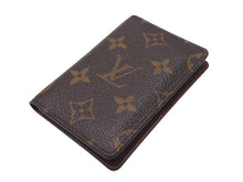 画像をギャラリービューアに読み込む, LOUIS VUITTON ルイヴィトン モノグラム オーガナイザードゥポッシュ 二つ折りカードケース M61732 ブラウン 美品 中古 4b002914