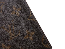 画像をギャラリービューアに読み込む, LOUIS VUITTON ルイヴィトン モノグラム オーガナイザードゥポッシュ 二つ折りカードケース M61732 ブラウン 美品 中古 4b002914