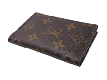 画像をギャラリービューアに読み込む, LOUIS VUITTON ルイヴィトン モノグラム オーガナイザードゥポッシュ 二つ折りカードケース M61732 ブラウン 美品 中古 4b002914