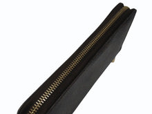 Load image into Gallery viewer, LOUIS VUITTON ルイヴィトン モノグラム ジッピーウォレット 長財布 M42616 ブラウン フューシャ ゴールド金具 美品 中古 4b002916