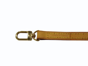 LOUIS VUITTON ルイヴィトン ショルダーストラップ バッグ ヌメ革 ブラウン ゴールド金具 ミニスピーディ用 美品 中古 4b002917