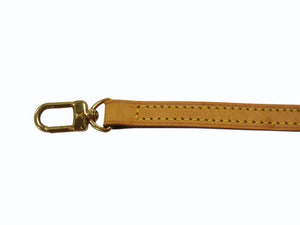 LOUIS VUITTON ルイヴィトン ショルダーストラップ バッグ ヌメ革 ブラウン ゴールド金具 ミニスピーディ用 美品 中古 4b002917