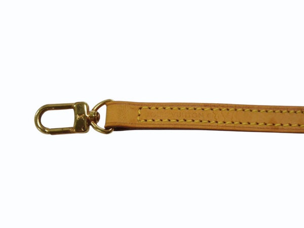 LOUIS VUITTON ルイヴィトン ショルダーストラップ バッグ ヌメ革 ブラウン ゴールド金具 ミニスピーディ用 美品 中古 4b002917