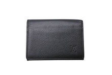 Load image into Gallery viewer, LOUIS VUITTON ルイヴィトン タイガ アンヴェロット カルト ドゥ ヴィジット M30922 カードケース 名刺入れ ブラック 美品 中古 4b002920