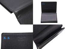 Load image into Gallery viewer, LOUIS VUITTON ルイヴィトン タイガ アンヴェロット カルト ドゥ ヴィジット M30922 カードケース 名刺入れ ブラック 美品 中古 4b002920