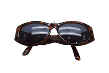 画像をギャラリービューアに読み込む, Gianni Versace ジャンニ ヴェルサーチ メデューサ ロゴ サングラス ブラウン プラスチック MOD 424 ゴールド金具 アイウェア 小物 美品 中古 4b002925