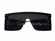 画像をギャラリービューアに読み込む, Christian Dior クリスチャンディオール DiorClub M1U サングラス 11A0 サイズ00◻︎0 130 ブラック ゴールド プラスチック 美品 中古 4b002932