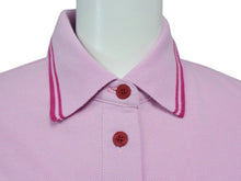 画像をギャラリービューアに読み込む, 新品未使用 Christian Dior クリスチャンディオール ノースリーブ ポロシャツ 4A16155920 サイズ38 プリント 刺繍 ピンク 中古 4b002934