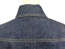 画像をギャラリービューアに読み込む, 新品同様 HERMES エルメス 20SS コットン デニムジャケット セリエボタン 06-7201 ネイビー サイズ34 中古 4b002937