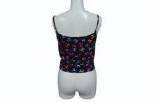 画像をギャラリービューアに読み込む, 新品未使用 CHANEL シャネル 24SS ココマーク キャミソール ブラック マルチカラー ラインストーン 38 P76775V69112 シルバー金具 中古 4b002940