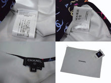 画像をギャラリービューアに読み込む, 新品未使用 CHANEL シャネル 24SS ココマーク キャミソール ブラック マルチカラー ラインストーン 38 P76775V69112 シルバー金具 中古 4b002940
