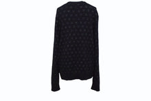 Load image into Gallery viewer, CHANEL シャネル ニット 長袖トップス メンズ P59800K07807 サイズ46 ヘンリーネック ココマーク ココボタン カシミア ブラック 美品 中古 4b002942