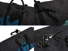 画像をギャラリービューアに読み込む, 極美品 LOUIS VUITTON ルイヴィトン キーポル バンドリエール55 ボストンバッグ M46441 モノグラム エクリプス リバース 草間彌生 中古 4b002943