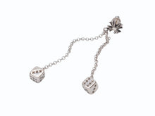 画像をギャラリービューアに読み込む, 新品未使用 CHROME HEARTS クロムハーツ DICE DBL ダブルダイス ピアス 重量約10.1g 2017/.925刻印 シルバ−925 片耳用 中古 4b002945