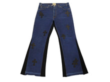 画像をギャラリービューアに読み込む, CHROME HEARTS クロムハーツ GALLERY DEPT. ギャラリーデプト Levi's リーバイス クロスパッチ フレアデニムパンツ サイズ34 20パッチ 美品 中古 4b002946