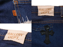 画像をギャラリービューアに読み込む, CHROME HEARTS クロムハーツ GALLERY DEPT. ギャラリーデプト Levi's リーバイス クロスパッチ フレアデニムパンツ サイズ34 20パッチ 美品 中古 4b002946