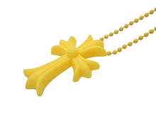 画像をギャラリービューアに読み込む, 新品同様 CHROME HEARTS クロムハーツ ラバースモール CHクロス シリコン ネックレス ラバー イエロー ボールチェーン 2019 7.7g 中古 4b002949