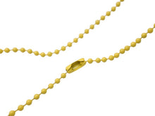 画像をギャラリービューアに読み込む, 新品同様 CHROME HEARTS クロムハーツ ラバースモール CHクロス シリコン ネックレス ラバー イエロー ボールチェーン 2019 7.7g 中古 4b002949