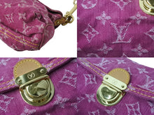 画像をギャラリービューアに読み込む, 極美品 LOUIS VUITTON ルイヴィトン ミニプリーティ ワンショルダーバッグ M95216 モノグラム デニム ピンク 中古 4b002954