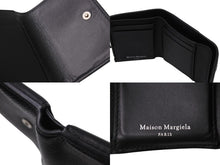 画像をギャラリービューアに読み込む, 極美品 Mainson Margiela メゾンマルジェラ 三つ折り財布 四つタグ カーフ ブラック SA3UI0017P4745T8013 中古 4b002957