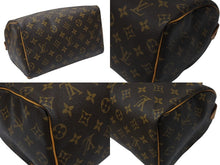 Load image into Gallery viewer, 極美品 LOUIS VUITTON ルイヴィトン スピーディー25 ハンドバック M41528 モノグラム PVC レザー 中古 4b002962
