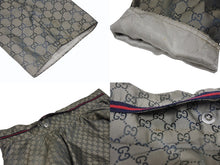 画像をギャラリービューアに読み込む, GUCCI グッチ シェリーライン GG柄 ナイロン ジップアップジャケット 219382 Z7313 ベージュ サイズ48 美品 中古 4b002964