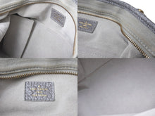 画像をギャラリービューアに読み込む, LOUIS VUITTON ルイヴィトン ネオカヴィMM 2WAYハンドバッグ M95837 モノグラムデニム グレー アンティークゴールド 美品 中古 4b002968