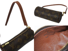Load image into Gallery viewer, LOUIS VUITTON ルイヴィトン パピヨン30 モノグラムキャンバス ハンドバッグ 旧型 筒形 M51365 ブラウン 美品 中古 4b002971