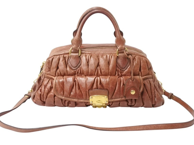 MIUMIU ミュウミュウ ハンドバッグ ショルダーバッグ マテラッセ 2way