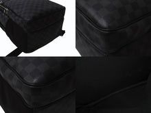 画像をギャラリービューアに読み込む, 極美品 LOUISVUITTON ルイヴィトン ミカエル バックパック リュック N58024 ダミエグラフィット ブラック 中古 4b002973