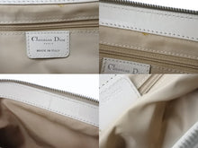 Load image into Gallery viewer, Christian Dior クリスチャンディオール ハンドバッグ ロマンティック トロッター柄 LCP44873M102 コーティングキャンバス レザー ベージュ 美品 中古 4b002980
