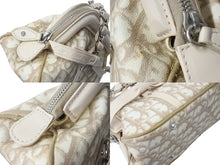 Load image into Gallery viewer, Christian Dior クリスチャンディオール ハンドバッグ ロマンティック トロッター柄 LCP44873M102 コーティングキャンバス レザー ベージュ 美品 中古 4b002980