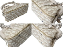 Load image into Gallery viewer, Christian Dior クリスチャンディオール ハンドバッグ ロマンティック トロッター柄 LCP44873M102 コーティングキャンバス レザー ベージュ 美品 中古 4b002980