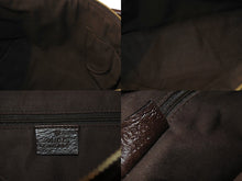 画像をギャラリービューアに読み込む, GUCCI グッチ ハンドバッグ 141471 ブラウン ベージュ GGスプリームキャンバス レザー ゴールド金具 美品 中古 4b002987