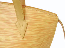 画像をギャラリービューアに読み込む, LOUIS VUITTON ルイヴィトン サンジャック ショッピング トートバッグ ショルダーバッグ M52269 エピレザー タッシリイエロー 良品 中古 4b002988