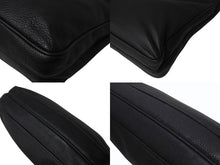 画像をギャラリービューアに読み込む, PRADA プラダ ショルダーバッグ クロスボディバッグ トライアングルロゴ VA1034 レザー ブラック シルバー金具 美品 中古 4b002989