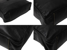 Load image into Gallery viewer, GUCCI グッチ ショルダーバッグ メッセンジャーバッグ クレスト 201451 レザー ブラック シルバー金具 美品 中古 4b002995