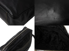 Load image into Gallery viewer, GUCCI グッチ ショルダーバッグ メッセンジャーバッグ クレスト 201451 レザー ブラック シルバー金具 美品 中古 4b002995