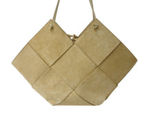 Load image into Gallery viewer, BOTTEGAVENETA ボッテガヴェネタ ハンドバッグ ショルダーバッグ 2way イントレチャート ナッパレザー ケーンシュガー 美品 中古 4b002999