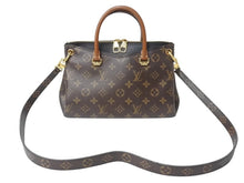 Load image into Gallery viewer, LOUIS VUITTON ルイヴィトン パラスMM ハンドバッグ M41064 モノグラムキャンバス ブラウン ゴールド金具 美品 中古 4b003001