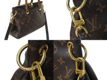 Load image into Gallery viewer, LOUIS VUITTON ルイヴィトン パラスMM ハンドバッグ M41064 モノグラムキャンバス ブラウン ゴールド金具 美品 中古 4b003001
