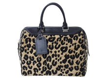 Load image into Gallery viewer, LOUIS VUITTON ルイヴィトン ハンドバッグ スピーディー30 M97396 2012年限定品 レザー ジャガード レオパード ベージュ 美品 中古 4b003006